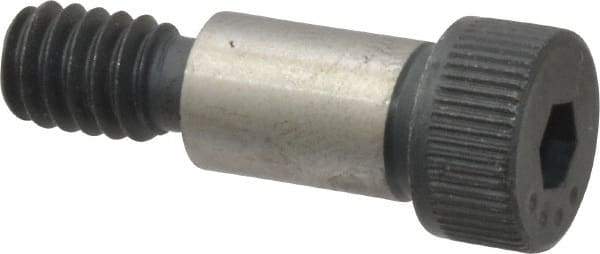 Made in USA - 5/16" Shoulder Diam x 1/2" Shoulder Length, 1/4-20 UNC, Hex Socket Shoulder Screw - 8 Alloy Steel, 0.419 to 0.438" Head Diam - All Tool & Supply