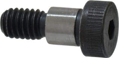 Made in USA - 3/8" Shoulder Diam x 3/8" Shoulder Length, 5/16-18 UNC, Hex Socket Shoulder Screw - 8 Alloy Steel, 0.543 to 0.562" Head Diam - All Tool & Supply