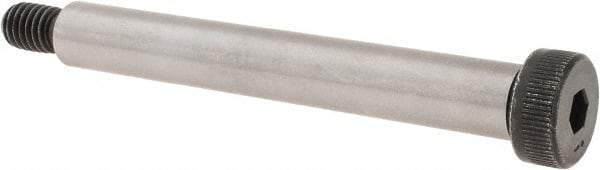 Made in USA - 1/2" Shoulder Diam x 3-3/4" Shoulder Length, 3/8-16 UNC, Hex Socket Shoulder Screw - 8 Alloy Steel, 0.729 to 3/4" Head Diam - All Tool & Supply