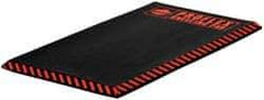 Ergodyne - Dry/Wet Environment, Anti-Fatigue Kneeling Matting - Black with Orange Borders, Nitrile Blend with Nitrile Blend Base, Beveled on 4 Sides - All Tool & Supply