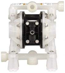 ARO/Ingersoll-Rand - 1/2" NPT, Nonmetallic, Air Operated Diaphragm Pump - PTFE Diaphragm, Polypropylene Housing - All Tool & Supply