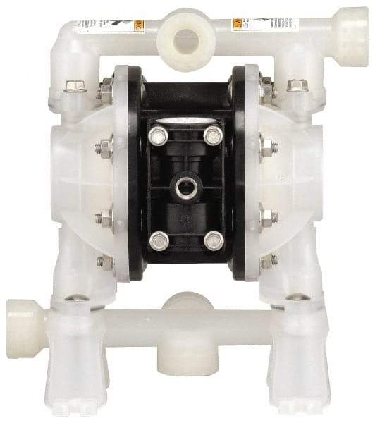 ARO/Ingersoll-Rand - 1/2" NPT, Nonmetallic, Air Operated Diaphragm Pump - PTFE Diaphragm, Acetal Housing - All Tool & Supply