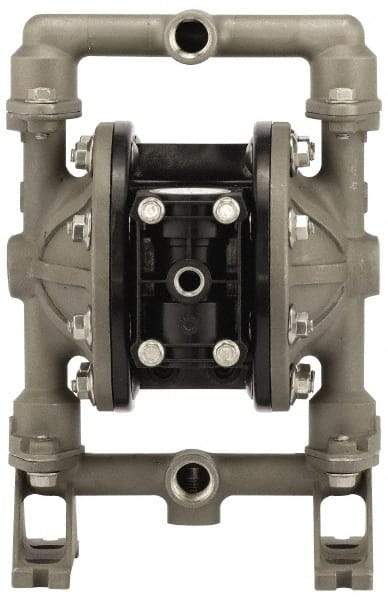 ARO/Ingersoll-Rand - 3/4" NPT, Metallic, Air Operated Diaphragm Pump - PTFE Diaphragm, Aluminum Housing - All Tool & Supply