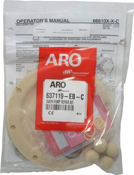 ARO/Ingersoll-Rand - Santoprene Fluid Section Repair Kit - For Use with Diaphragm Pumps - All Tool & Supply