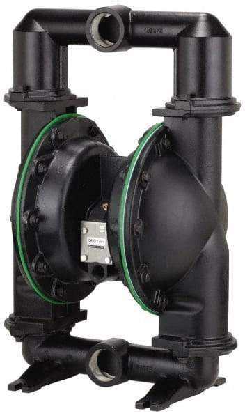 ARO/Ingersoll-Rand - 2" NPT, Metallic, Air Operated Diaphragm Pump - Santoprene Diaphragm, Aluminum Housing - All Tool & Supply