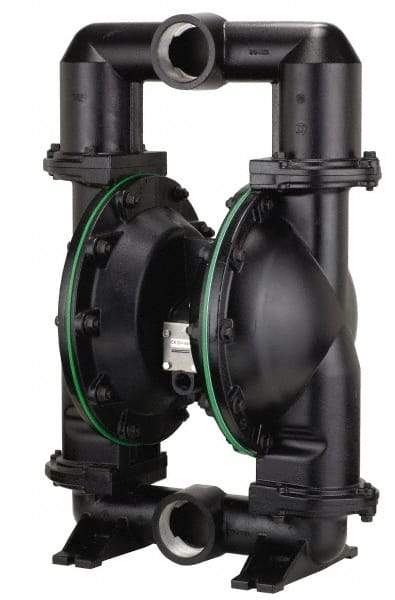 ARO/Ingersoll-Rand - 3" NPT, Metallic, Air Operated Diaphragm Pump - Nitrile Diaphragm, Aluminum Housing - All Tool & Supply