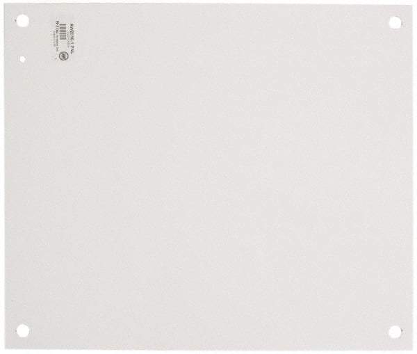 Cooper B-Line - 22-1/2" OAW x 26" OAH Powder Coat Finish Electrical Enclosure Nonperforated Panel - 30" x 24" Box, 14 Gauge Steel, Use with 302410-1/302412-1/30246-1/30248-1 - All Tool & Supply