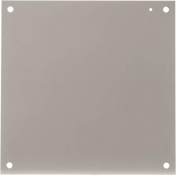 Cooper B-Line - 17" OAW x 17" OAH Powder Coat Finish Electrical Enclosure Nonperforated Panel - 20" x 20" Box, 12 Gauge Steel, Use with 202010-12/20206-12/20208-12 - All Tool & Supply