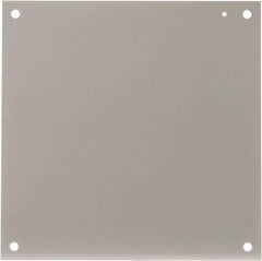 Cooper B-Line - 17" OAW x 17" OAH Powder Coat Finish Electrical Enclosure Nonperforated Panel - 20" x 20" Box, 12 Gauge Steel, Use with 202010-12/20206-12/20208-12 - All Tool & Supply