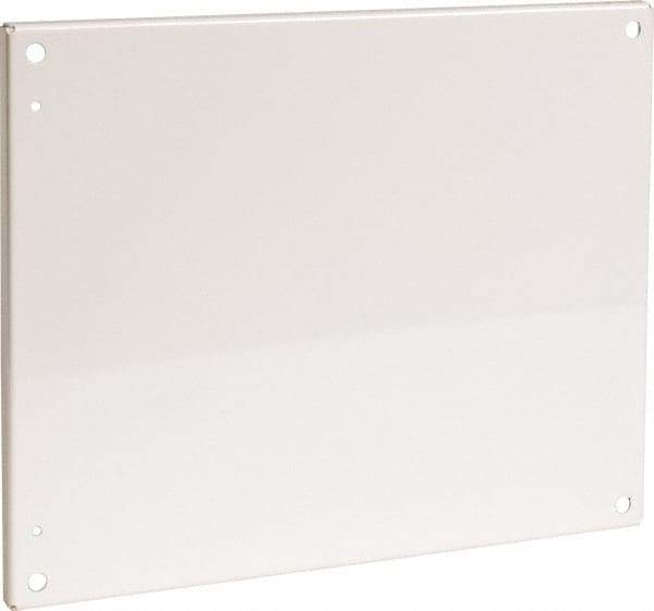 Cooper B-Line - 16-7/8" OAW x 20-7/8" OAH Powder Coat Finish Electrical Enclosure Flanged Panel - 24" x 20" Box, 12 Gauge Steel, Use with 20246-12/20248-12/242010-12/242012-12/242016-12/24206-12/24208-12 - All Tool & Supply