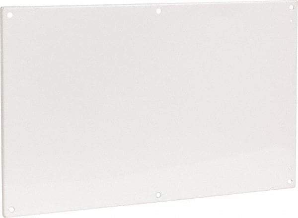 Cooper B-Line - 20-7/8" OAW x 32-7/8" OAH Powder Coat Finish Electrical Enclosure Flanged Panel - 36" x 24" Box, 12 Gauge Steel, Use with 362410-12/362412-12/36246-12/36248-12 - All Tool & Supply