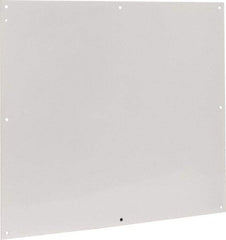 Cooper B-Line - 28-1/2" OAW x 32" OAH Powder Coat Finish Electrical Enclosure Nonperforated Panel - 36" x 30" Box, 14 Gauge Steel, Use with 363012-1/36306-1/36308-1 - All Tool & Supply