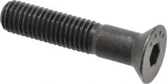 Made in USA - 1/2-13 UNC Hex Socket Drive, 82° Flat Screw - Alloy Steel, Black Oxide Finish, Partially Threaded, 2-1/2" OAL - All Tool & Supply