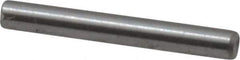 Made in USA - 1/16" Diam x 1/2" Pin Length Grade 8 Alloy Steel Standard Dowel Pin - Bright Finish, 1 Beveled & 1 Rounded End - All Tool & Supply