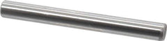 Made in USA - 3/16" Diam x 1-3/4" Pin Length Grade 8 Alloy Steel Standard Dowel Pin - Bright Finish, C 47-58 & C 60 (Surface) Hardness, 4,150 Lb (Single Shear), 8,300 Lb (Double Shear) Breaking Strength, 1 Beveled & 1 Rounded End - All Tool & Supply