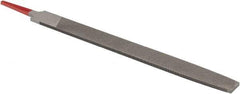 Simonds File - 10" Long, Second Cut, Flat American-Pattern File - Double Cut, Tang - All Tool & Supply