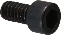 Made in USA - #2-56 UNC Hex Socket Drive, Socket Cap Screw - Alloy Steel, Black Oxide Finish, Fully Threaded, 3/16" Length Under Head - All Tool & Supply