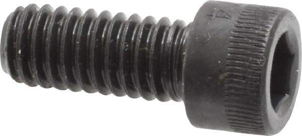 Made in USA - 1/2-13 UNC Hex Socket Drive, Socket Cap Screw - Alloy Steel, Black Oxide, Partially Threaded, 4" Length Under Head - All Tool & Supply