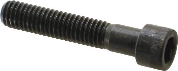 Made in USA - 3/8-16 UNC Hex Socket Drive, Socket Cap Screw - Alloy Steel, Black Oxide Finish, Partially Threaded, 2" Length Under Head - All Tool & Supply