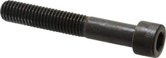 Made in USA - 1/2-13 UNC Hex Socket Drive, Socket Cap Screw - Alloy Steel, Black Oxide Finish, Partially Threaded, 3-1/4" Length Under Head - All Tool & Supply