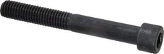 Made in USA - 1/2-13 UNC Hex Socket Drive, Socket Cap Screw - Alloy Steel, Black Oxide Finish, Partially Threaded, 4" Length Under Head - All Tool & Supply