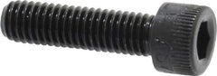 Made in USA - #10-32 UNF Hex Socket Drive, Socket Cap Screw - Alloy Steel, Black Oxide Finish, Fully Threaded, 3/4" Length Under Head - All Tool & Supply