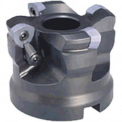 Tungaloy - 2-1/2" Cut Diam, 3/4" Arbor Hole, Indexable High-Feed Face Mill - All Tool & Supply