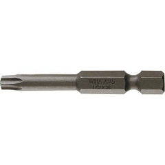 Wiha - T15 Power Bit - 1/4" Drive, 2" OAL - All Tool & Supply