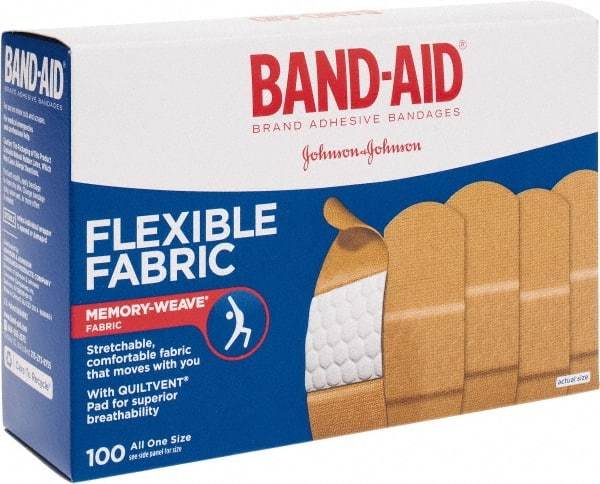 Johnson & Johnson - 3" Long x 1" Wide, General Purpose Self-Adhesive Bandage - Woven Fabric Bandage - All Tool & Supply