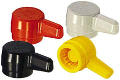 Made in USA - L Plastic Thumb Screw - 9/16" OAL, 9/16" Head Diam x 11/32" Head Height - All Tool & Supply