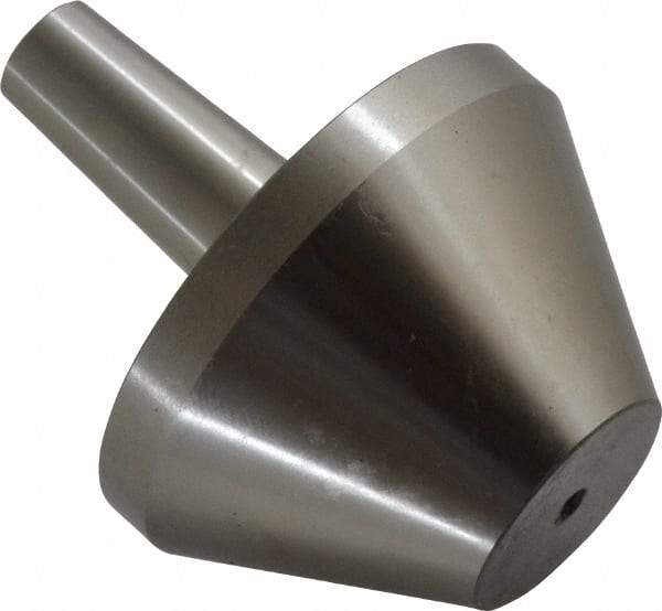 Riten - 4MT Taper, 1 to 2-1/4" Point Diam, Hardened Tool Steel Lathe Bull Nose Point - 1-9/16" OAL - All Tool & Supply