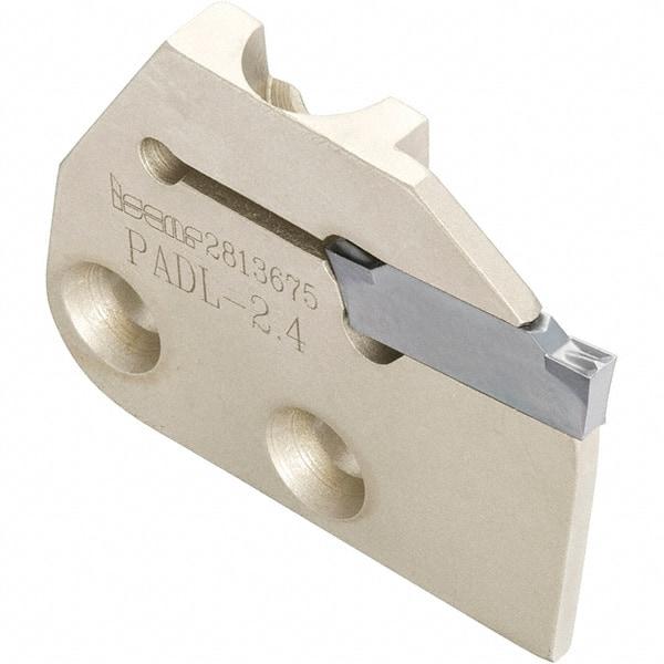 Iscar - Left Hand Cut, 3.18mm Insert Width, Cutoff & Grooving Support Blade for Indexables - 16.3mm Max Depth of Cut, 1.9mm Head Projection - All Tool & Supply