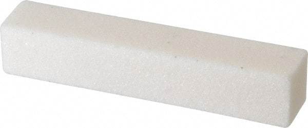 Norton - 60 Grit Aluminum Oxide Square Dressing Stick - 4 x 3/4 x 3/4, Medium Grade, Vitrified Bond - All Tool & Supply