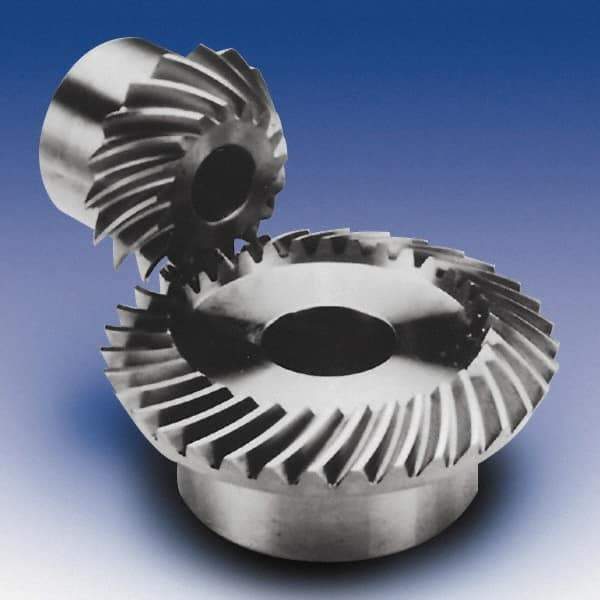Boston Gear - 14 Pitch, 1.86" OD, 26 Tooth Spiral Bevel Gear & Pinion - 0.31" Face Width, Unhardened Steel - All Tool & Supply