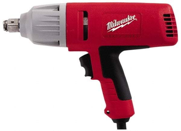 Milwaukee Tool - 3/4 Inch Drive, 380 Ft./Lbs. Torque, Pistol Grip Handle, 1,750 RPM, Impact Wrench - 7 Amps, 120 Volts - All Tool & Supply