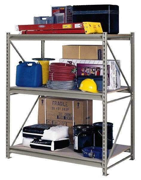 Edsal - 16,000 Lb Capacity Bulk Storage Welded Rack End - 2" Wide x 96" High x 36" Deep - All Tool & Supply