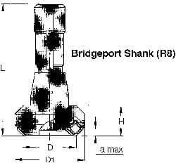 Iscar - Retaining Screw for Indexable Face/Shell Mills - Industry Std 7000240 - All Tool & Supply