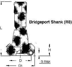 Iscar - Retaining Screw for Indexable Face/Shell Mills - Industry Std 7000240 - All Tool & Supply