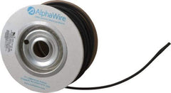 Alpha Wire - 6.35mm ID, Black PET Expandable Cable Sleeve - 100' Coil Length, -103 to 257°F - All Tool & Supply