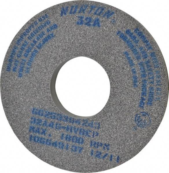 Norton - 14" Diam x 5" Hole x 1-1/2" Thick, H Hardness, 46 Grit Surface Grinding Wheel - Aluminum Oxide, Type 1, Coarse Grade, 1,800 Max RPM, Vitrified Bond, No Recess - All Tool & Supply