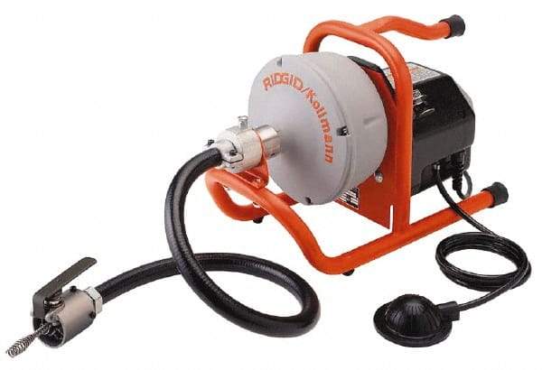 Ridgid - Electric Battery Drain Cleaning Machine - For 3/4" to 2" Pipe, 35' Cable - All Tool & Supply