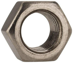 Value Collection - 3/8-24 UNF Stainless Steel Right Hand Hex Nut - 9/16" Across Flats, 21/64" High, Uncoated - All Tool & Supply