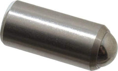 Gibraltar - 11/16" Body Length x 5/16" Body Diam, 2 Lb Init to 5 Lb Final End Force, Stainless Steel Press Fit Ball Plunger - 1/4" Ball Diam, 0.09" Max Ball Reach, +0.0010; +0.0020" Tolerance - All Tool & Supply