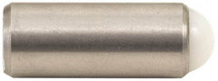 Gibraltar - 0.525" Body Length x 1/4" Body Diam, 1.5 Lb Init to 3.5 Lb Final End Force, Steel Press Fit Ball Plunger - 3/16" Ball Diam, 0.07" Max Ball Reach, +0.0010; +0.0020" Tolerance - All Tool & Supply