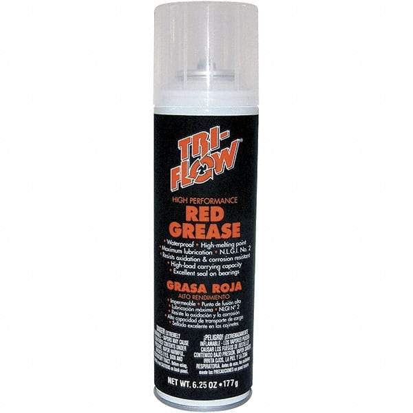 Tri-Flow - 6.25 oz Aerosol Aluminum High Temperature Grease - Brown, High Temperature, 475°F Max Temp, - All Tool & Supply