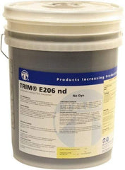 Master Fluid Solutions - Trim E206 nd, 5 Gal Pail Cutting & Grinding Fluid - Water Soluble, For Cutting, Grinding - All Tool & Supply