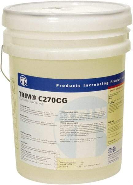 Master Fluid Solutions - Trim C270CG, 5 Gal Pail Cutting & Grinding Fluid - Synthetic, For Cutting, Grinding - All Tool & Supply