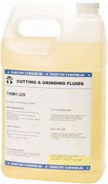 Master Fluid Solutions - Trim 229, 1 Gal Bottle Cutting Fluid - Synthetic - All Tool & Supply