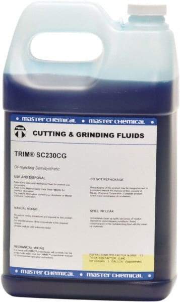 Master Fluid Solutions - 1 Gal Jug Cutting & Grinding Fluid - Semisynthetic - All Tool & Supply