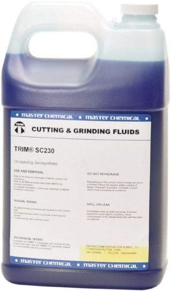 Master Fluid Solutions - Trim SC230, 1 Gal Bottle Cutting Fluid - Semisynthetic - All Tool & Supply